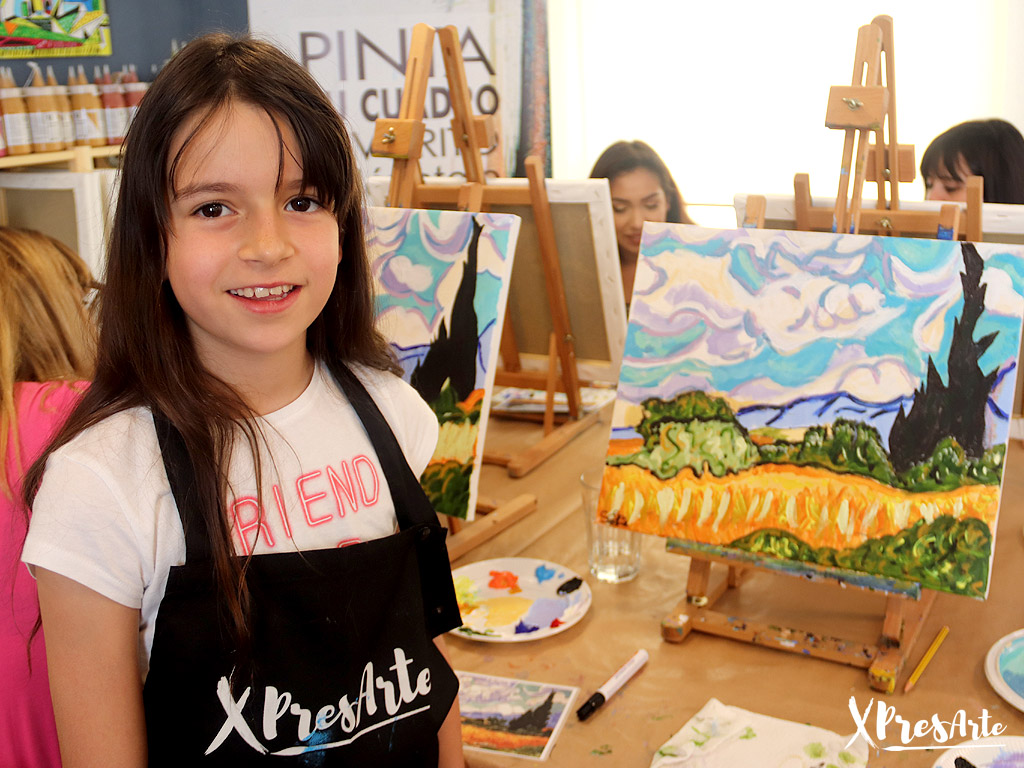 pintar con niños en madrid