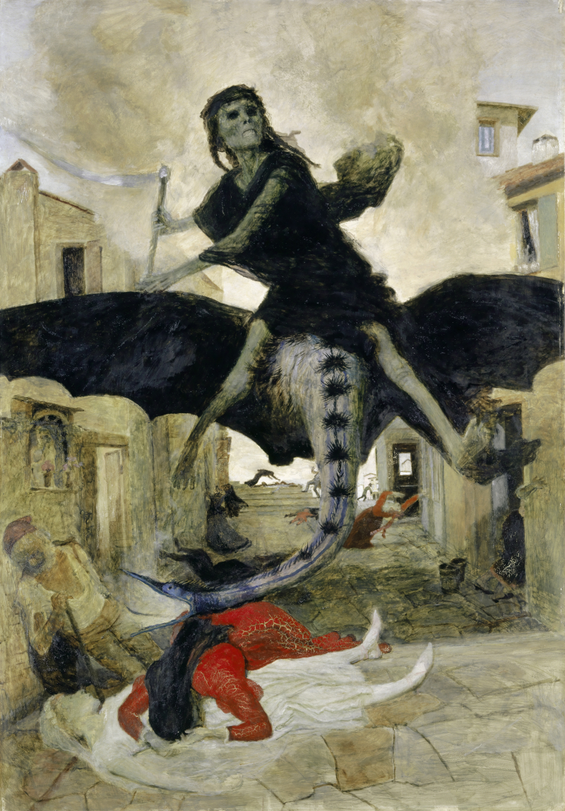 La Plaga - Arnold Böcklin