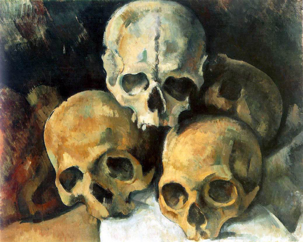 Pirámide de Calaveras - Paul Cézanne