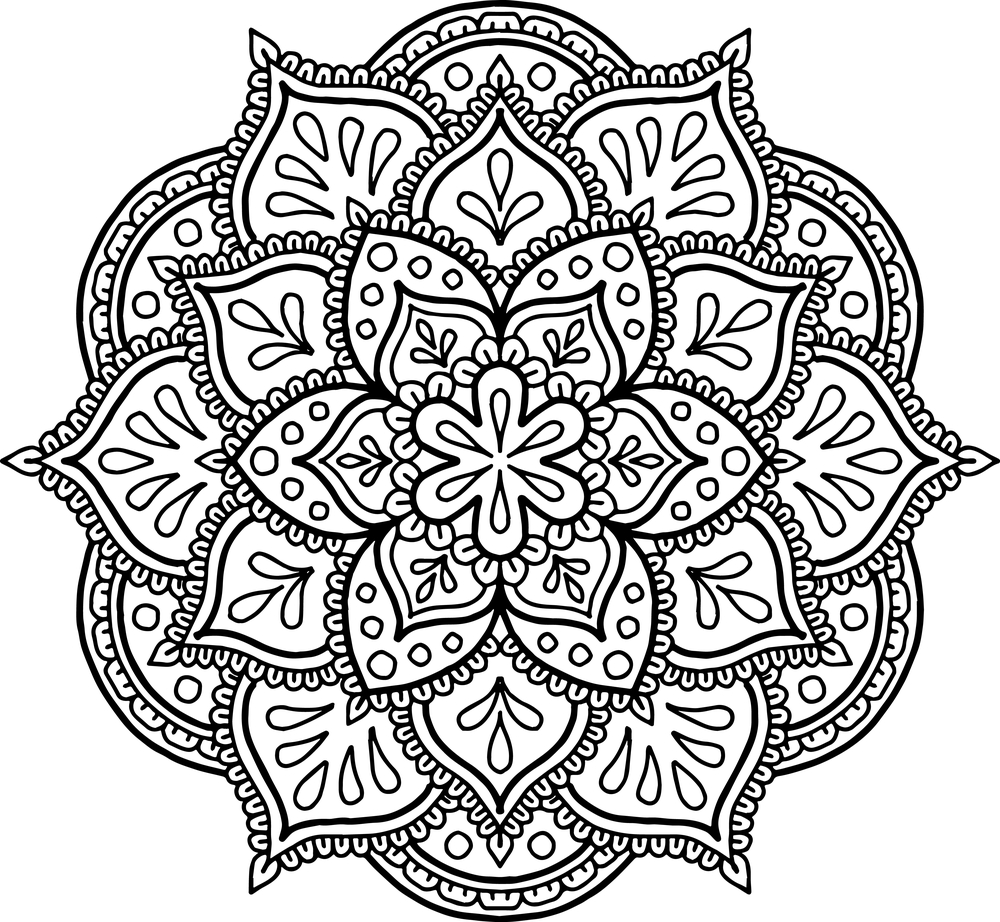 mandala para colorear